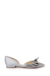 Silver | Ileana Sparkle Pointed Flats