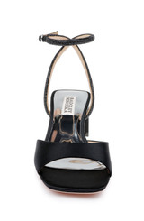 Infinity Satin Block Heels with Ankle Strap by Badgley Mishcka