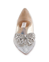 Ivory | Quinn Embellished Evening Flat