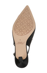 Black Verena Slingback Stiletto Heels Sole