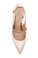 Champagne Verena Slingback Stiletto Heels Top