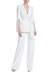 Light Ivory | Wide Leg Scuba Pants