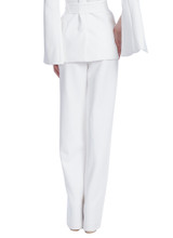 Light Ivory | Wide Leg Scuba Pants