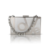 期間限定値下げsilver crystal heart clutch Heart Ring | Silver-Finish Heart Ring with Crystals | JIMMY CHOO