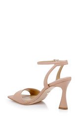 Blushing Nude | Cady Sandals with Heart-Shaped Buckle