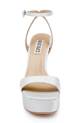 Soft White | Caia Platform Sandal with Heart-Shaped Buckle