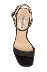 Black | Caia Platform Sandal with Heart-Shaped Buckle