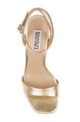 Gold | Caia Platform Sandal with Heart-Shaped Buckle