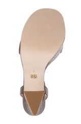 Brown | Caia Platform Sandal with Heart-Shaped Buckle Bottom