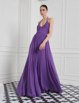 Badgley Mischka エンベリッシュ オフショルダー ロングドレス オフショルダー ロングスリーブドレス ブラック | Sharon Style
