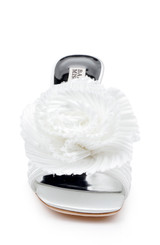 White | Blythe Slide with Floral Detail White | Blythe Slide with Floral Detail
