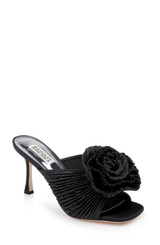 Black | Blythe Slide with Floral Detail Black | Blythe Slide with Floral Detail