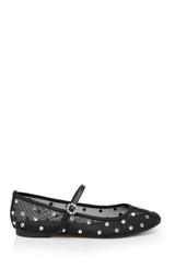 Black Mesh | Kaya IT Ballerina Flat Black Mesh | Kaya IT Ballerina Flat