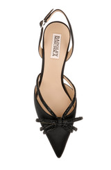 Black | Angelina Slingback Kitten Heels Top Black | Angelina Slingback Kitten Heels Top