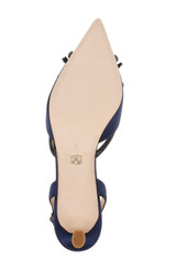 Midnight | Angelina Slingback Kitten Heels Sole Midnight | Angelina Slingback Kitten Heels Sole