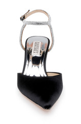 Black | Autumn Ankle Strap Kitten Heel Pumps
