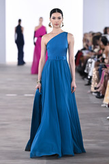 Badgley Mischka☆ブルーグラデーションロングドレス Sleeveless One-Shoulder Gown by Badgley Mischka