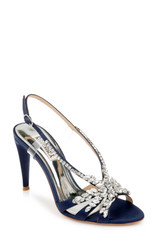 Midnight | Jacqueline Crystal Embellished Sling Back