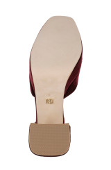 Wine Velvet | Jayda Platform Pumps Sole