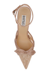 Clay | Josie Lace Ankle Strap Pumps Top