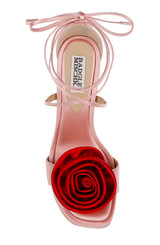 Pink | Janelle Ankle Tie Sandals Top