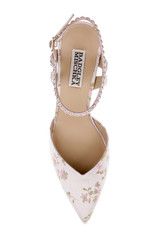 Light Pink | Destinee Pointed Toe Satin Pumps  op