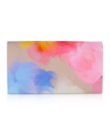Multi | Laynee Floral Watercolor Flap Clutch Back