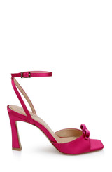 Pink | Elisha Open Toe Ankle Strap Sandals Side