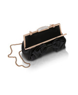 Black | Mae Signature Satin Pouch Open Black | Mae Signature Satin Pouch Open