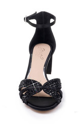 Black | Sequoia Ankle Strap Evening Shoe