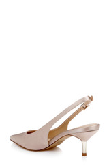 Dark Nude | Ilana Slingback Pump Back Side
