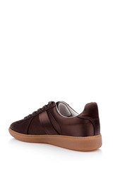 Dark Brown | Imara Satin Sneaker Back Side