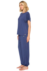 Blueberry | Yummy Modal Blend Dolman Sleeve Jogger Set Side