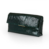 Emerald | Angel Soft Envelope Clutch Side
