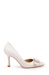 Chalk | Odyssey Half d'Orsay Pump Side