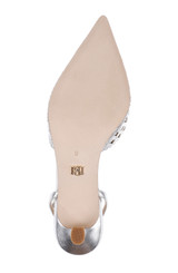 Silver Metallic | Omelia Ankle Strap Pump Sole