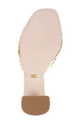 Gold Metallic | Omni Block Heel Slide Sandal Sole