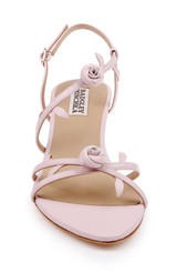 Pink Leather | Orland Slingback Kitten Heel Sandal Front