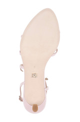 Pink Leather | Orland Slingback Kitten Heel Sandal Sole