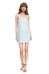 Light Blue | Maeve Mini Sequin Tank Dress Front