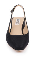 Black Silk | Oaklee Slingback Pointed Toe Pump Front