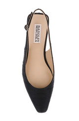 Black Silk | Oaklee Slingback Pointed Toe Pump Top