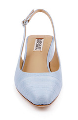 Blue Silk | Oaklee Slingback Pointed Toe Pump Front