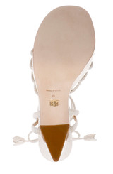 Cream Suede | Wanette Lace Up Platform Sandal Sole