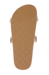 Nude Leather | Waterbury Flower Slide Sandal Sole