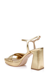 Gold Metallic | Winslet Platform Sandal Back Side