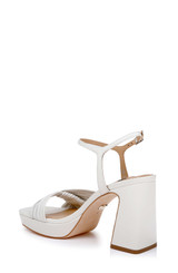 White Leather | Winslet Platform Sandal Back Side