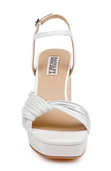 White Leather | Winslet Platform Sandal Front