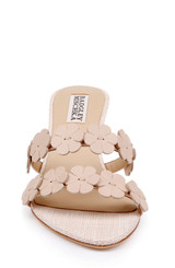 Nude Leather | Watertown Mid Heel Sandal Front