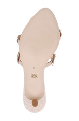 Nude Leather | Watertown Mid Heel Sandal Sole